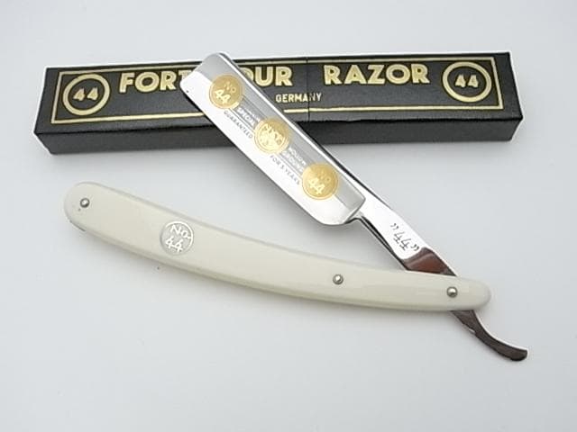 未使用 西洋剃刀 FORTYFOUR RAZOR 44 カミソリ かみそりレザー