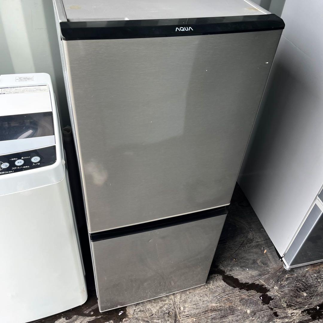20取付無料！新生活応援！高性能AQUAスタイリッシュシルバー冷蔵庫洗濯機セット