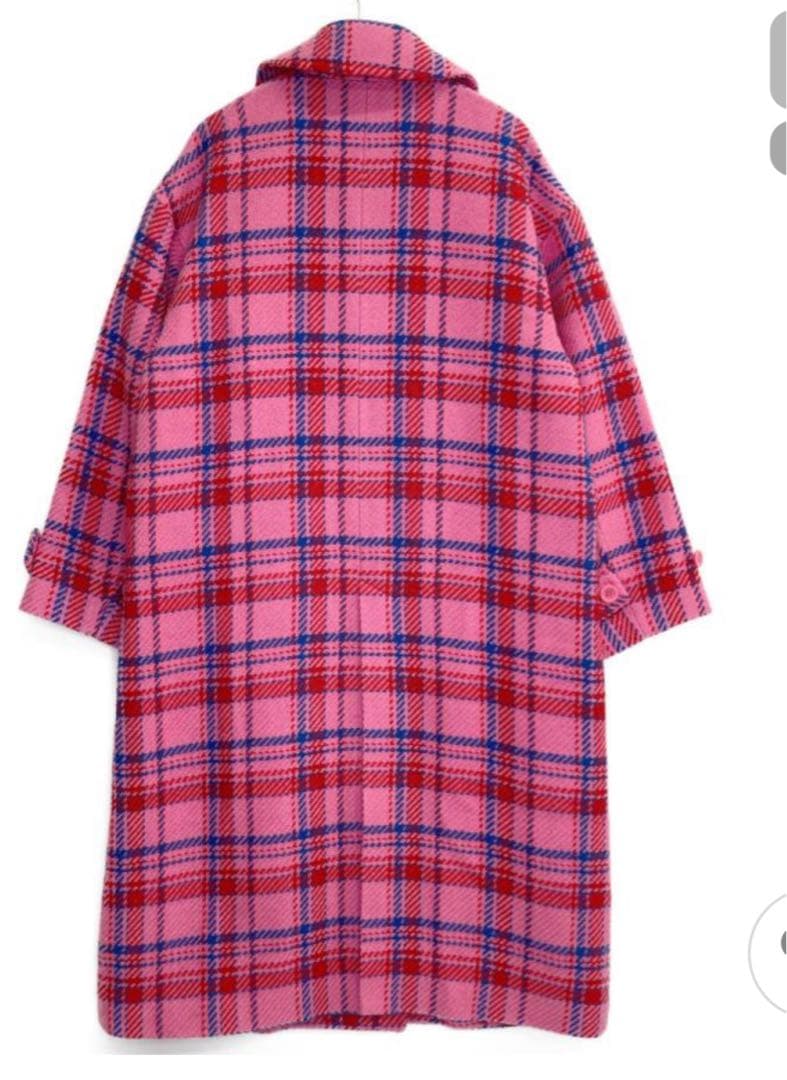 メゾンスペシャル　ロービングチェックオーバーコート