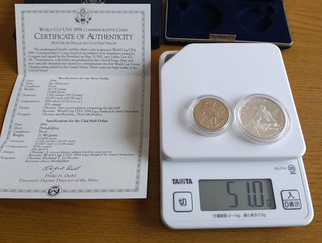 FIFAワールドカップ記念（1994年）プルーフセット