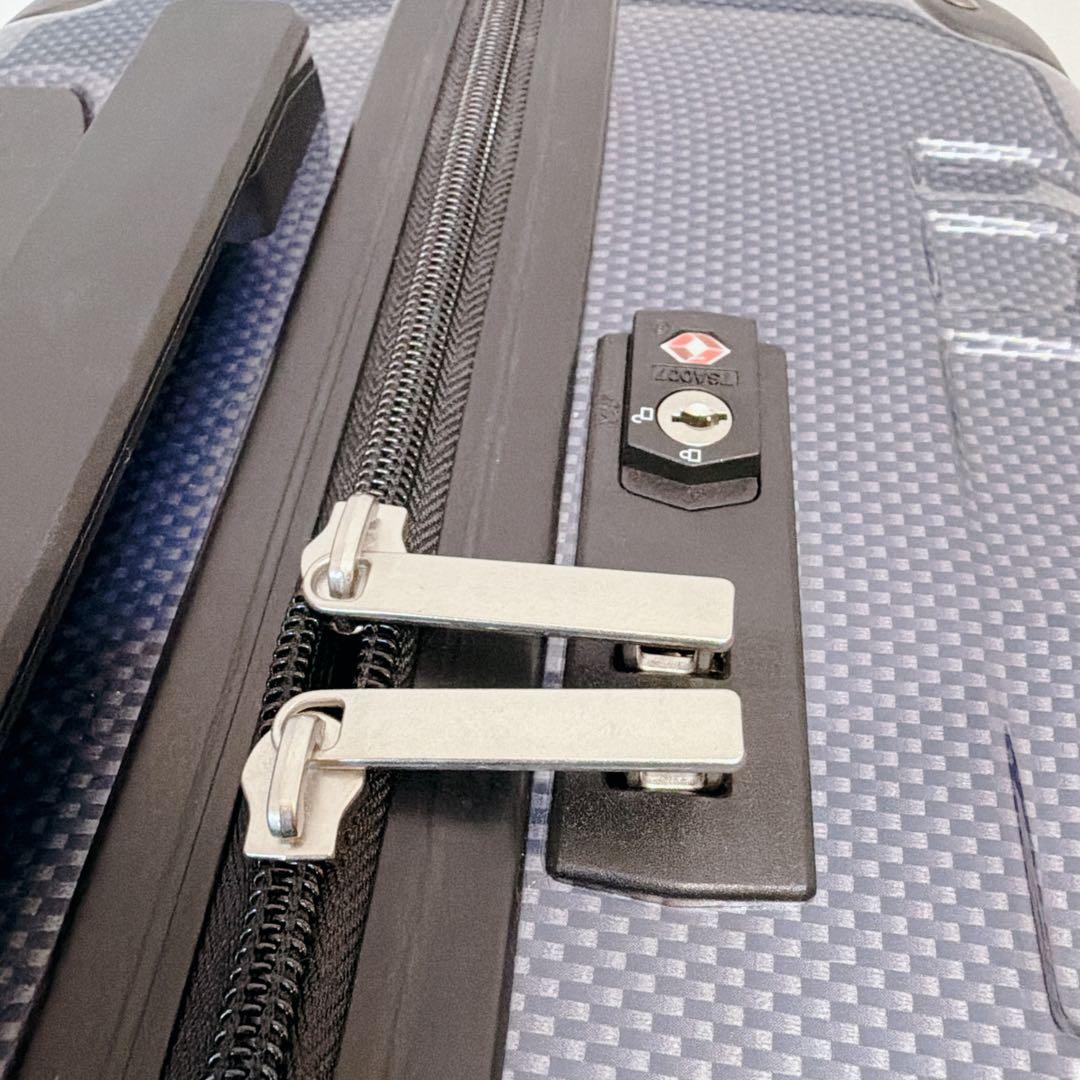 ace エース キャリーケース 47L ネイビーカーボン　ハード　TASロック