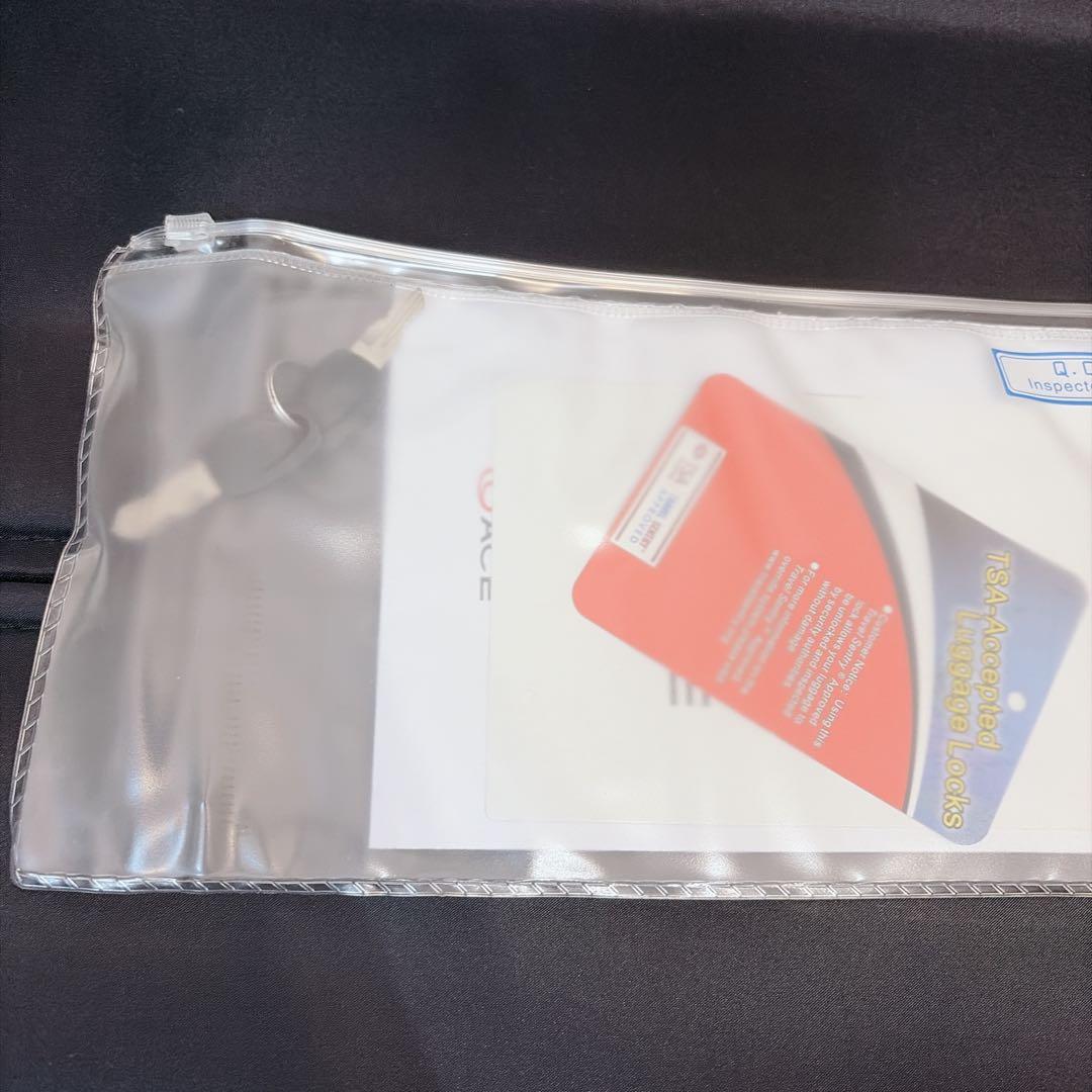 ace エース キャリーケース 47L ネイビーカーボン　ハード　TASロック