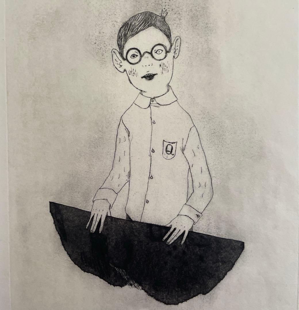 樋口佳絵　紙版画「Q」　検/草間彌生　奈良美智　村上隆