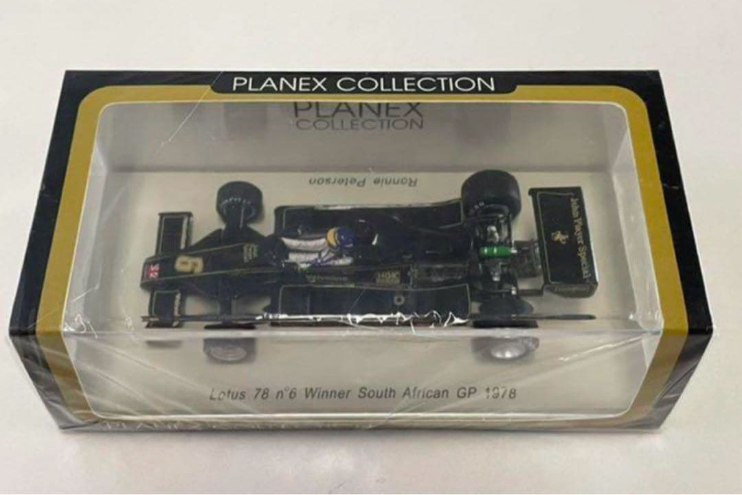 プラネックス限定　1/43 ロータス78 R.ピーターソン　南アフリカGP