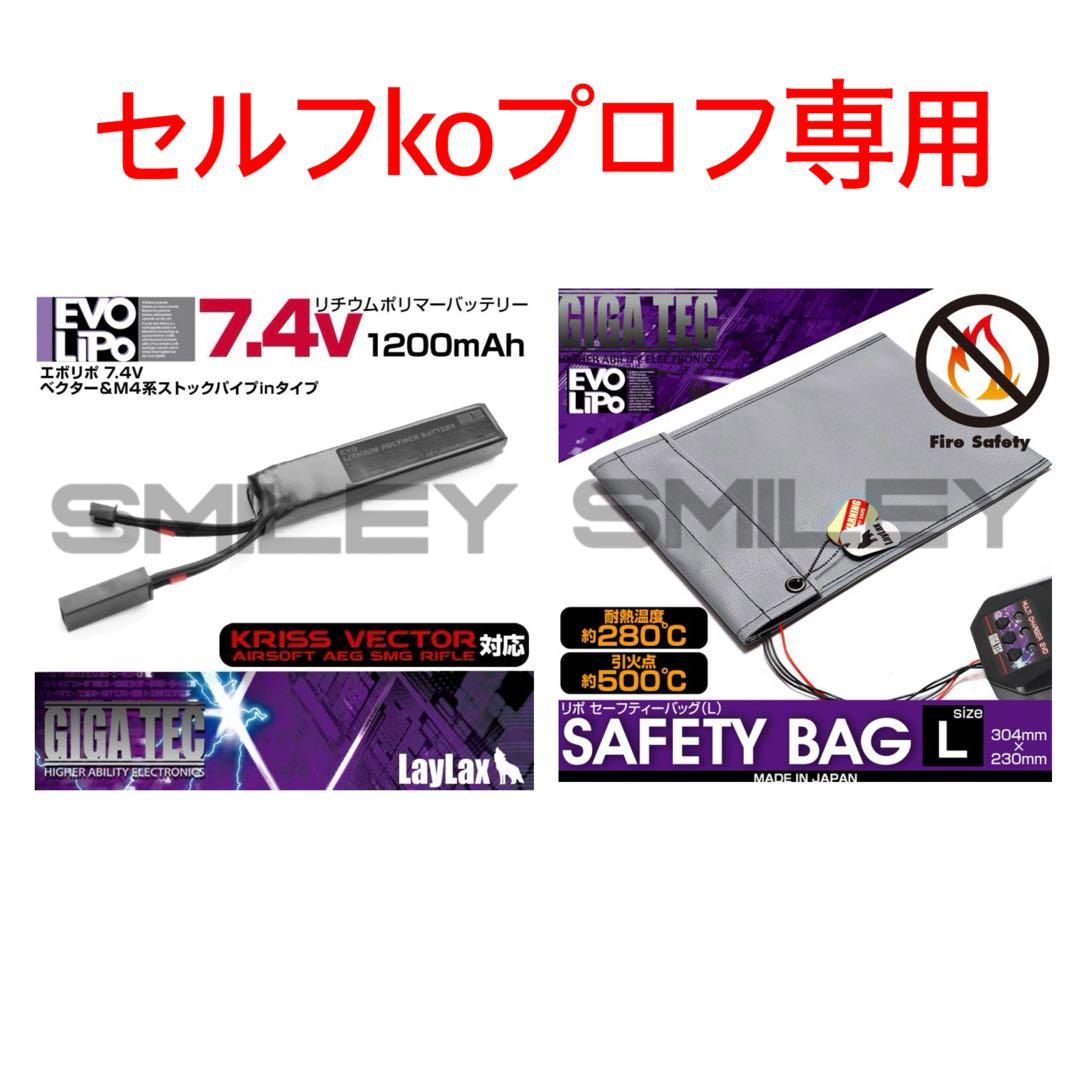 セルフkoプロフ　バッテリーとセーフティバックL
