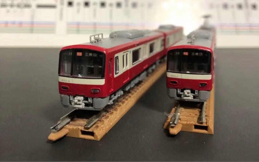 管理番号1589 京急650形 Nゲージ 塗装済キット 素人組立品４両