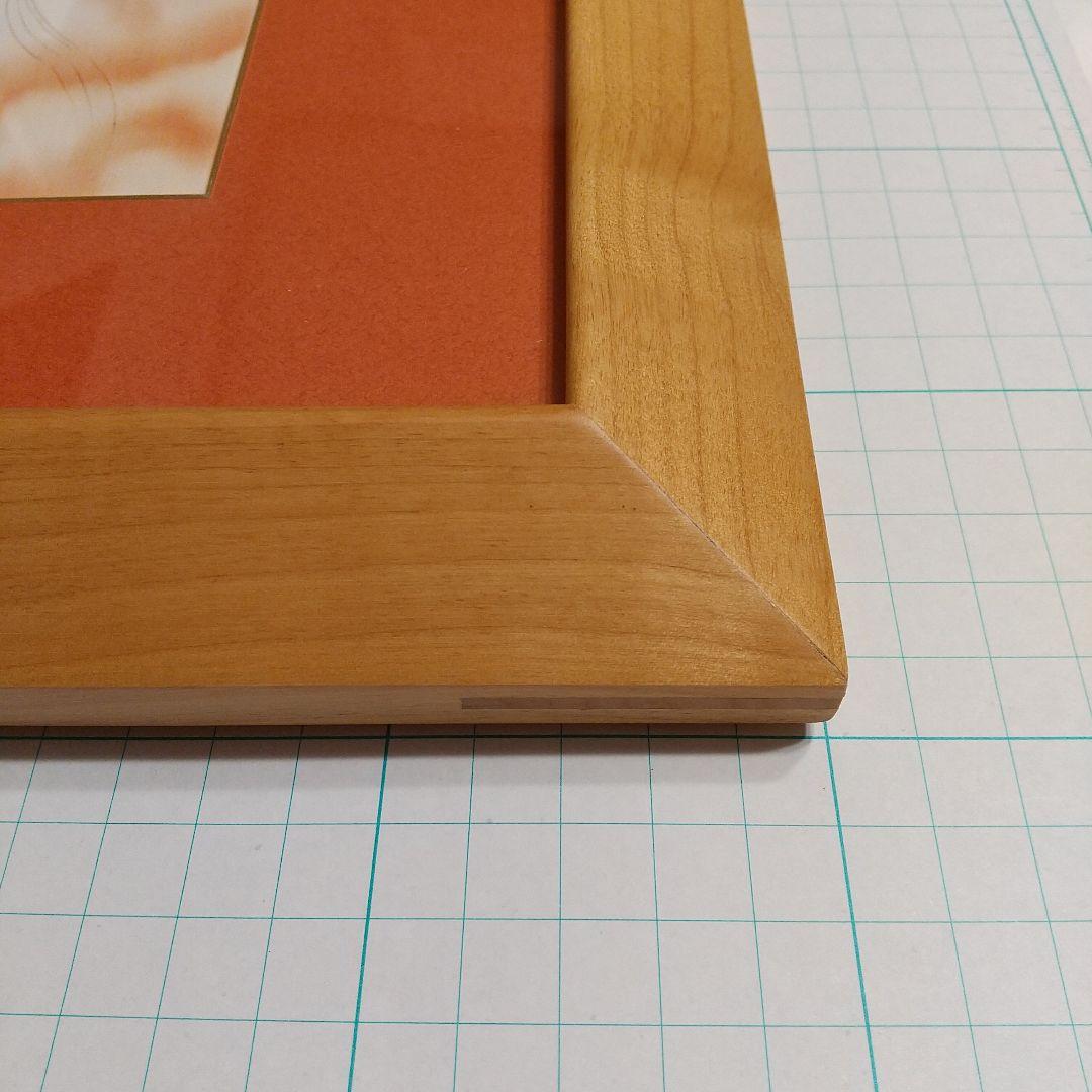 天照大御神の光を受け取るアート 一点物 縁起物 高級木製額装仕上げ