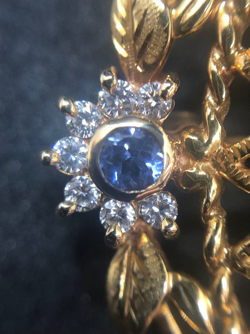 梶光夫 K18 pt900 ダイヤモンド ペンダント トップ ブローチ