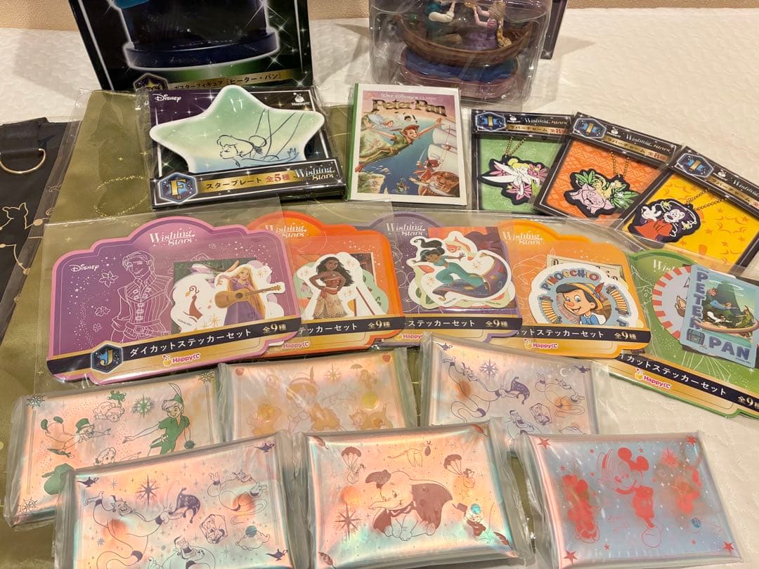 ディズニー ハッピーくじ B賞 ラストワン賞 ☆ピーターパン ラプンツェルセット