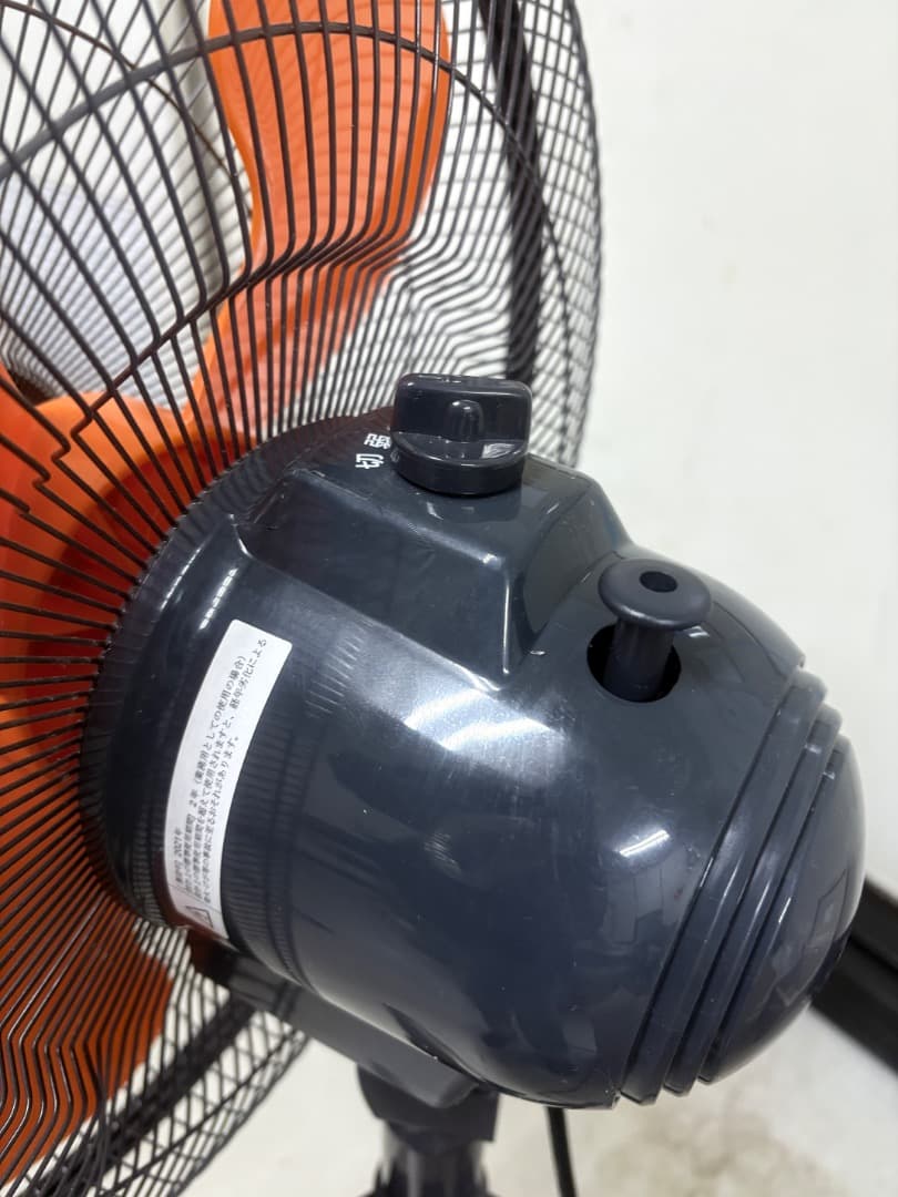 業務用大型扇風機 45cm 三脚型 2台セット（使用少・内側サビあり）
