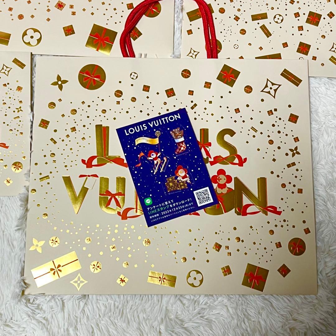 激レア！ルイヴィトン　クリスマス限定ショッパー&シール
