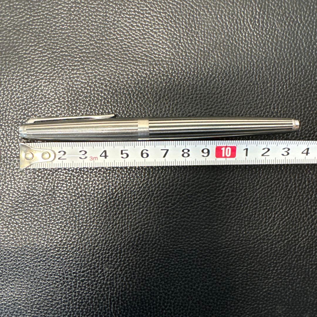 SAILOR シルバー万年筆 ストライプデザイン18KWG 現状品