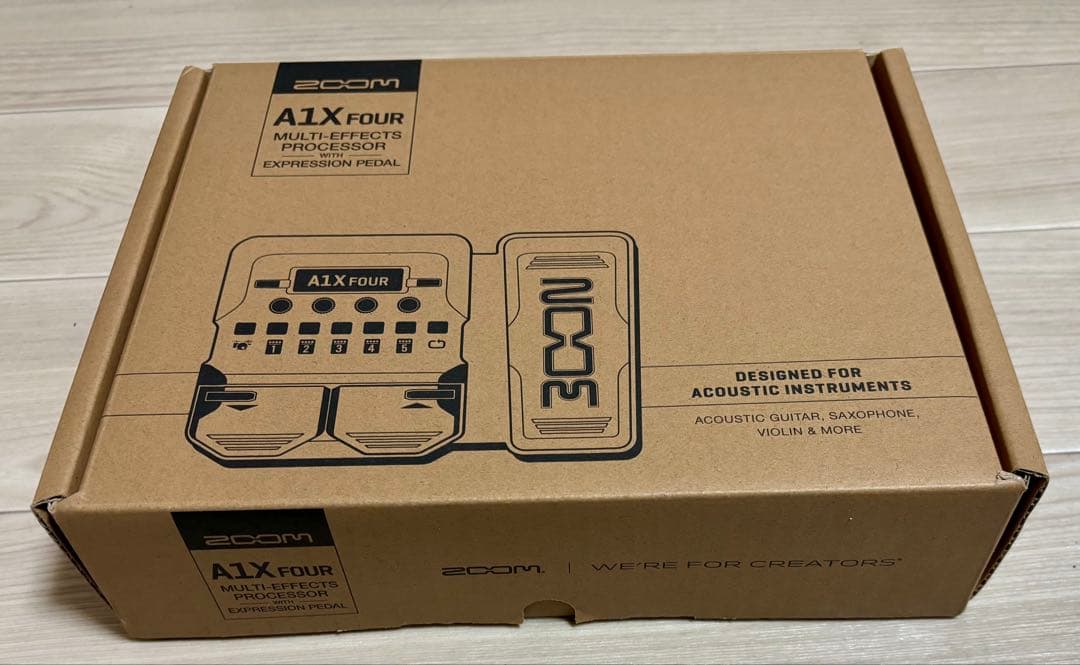 【美品】ZOOM A1X FOUR アコースティック用マルチエフェクター