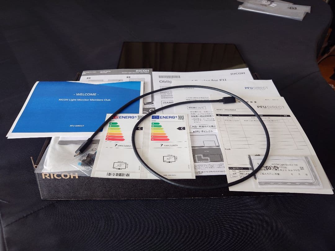 リコー ライトモニター150有線　有機ELタッチディスプレイ (15.6インチ)