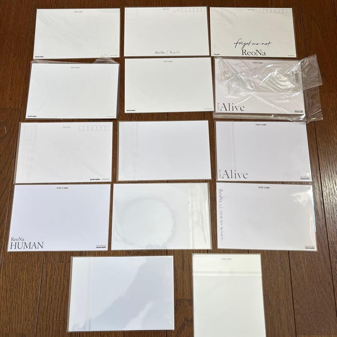 ReoNa 直筆サイン入りポストカード 14枚セット まとめ売り グッズ レオナ