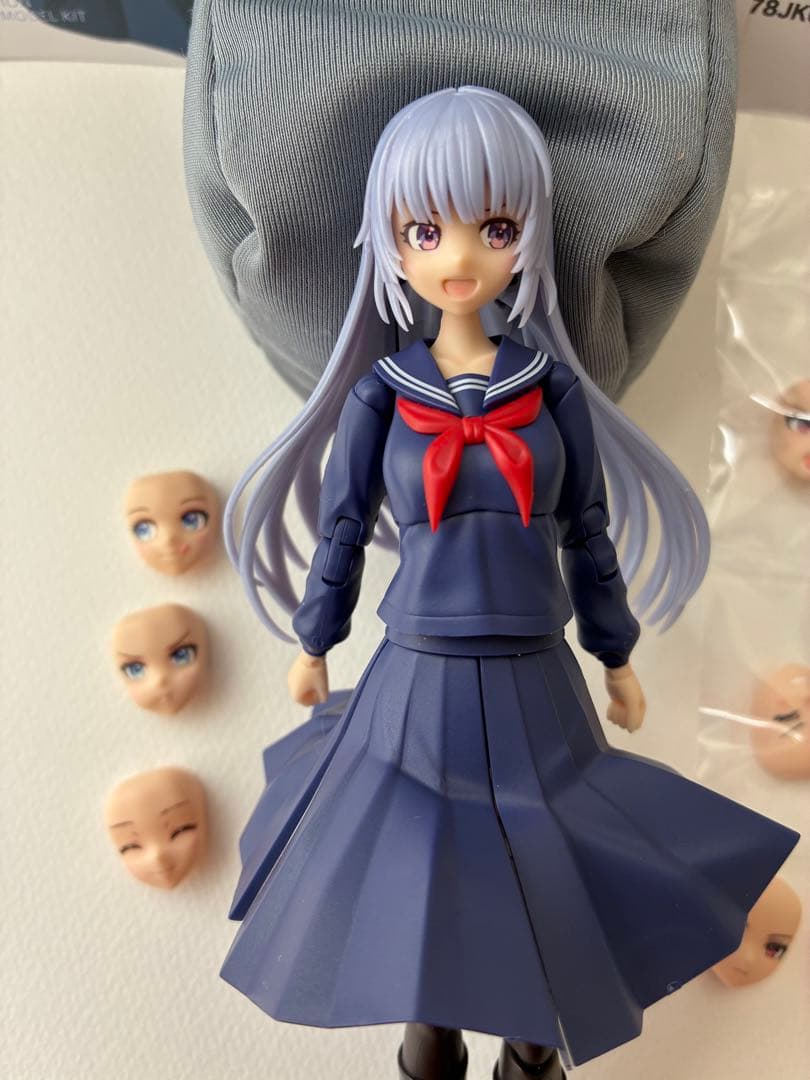 布スカート付き　コトブキヤ限定薬師寺久遠ベースの寄せ集めジャンク　創彩少女庭園