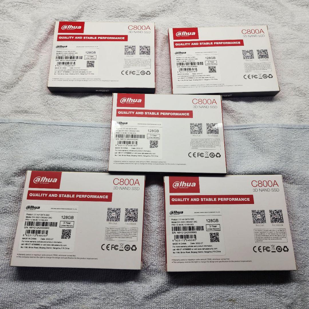 ☆新品☆未開封☆ 2.5インチ SATA SSD 128GB 5台セット