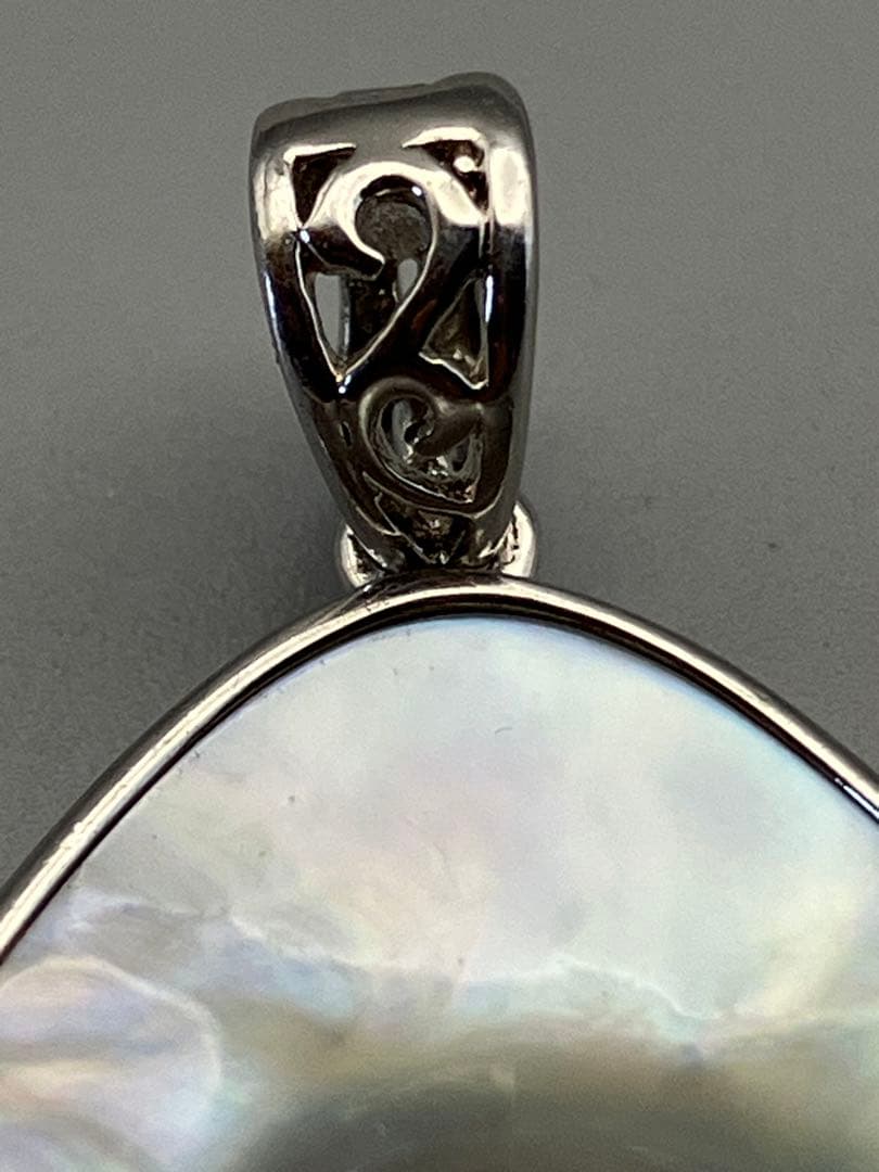 ミニー⭐️ 奄美大島産　マベパール　ペンダント　ネックレストップ　925