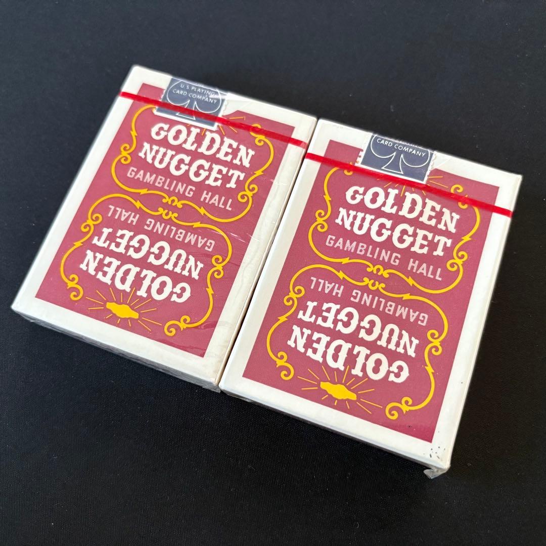 新品未開封 Golden Nugget 赤 2個セット カジノデック オールド