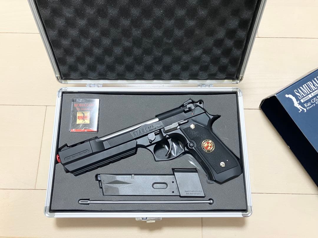 バイオハザード　東京マルイ サムライエッジ バリーバートンモデル 2001