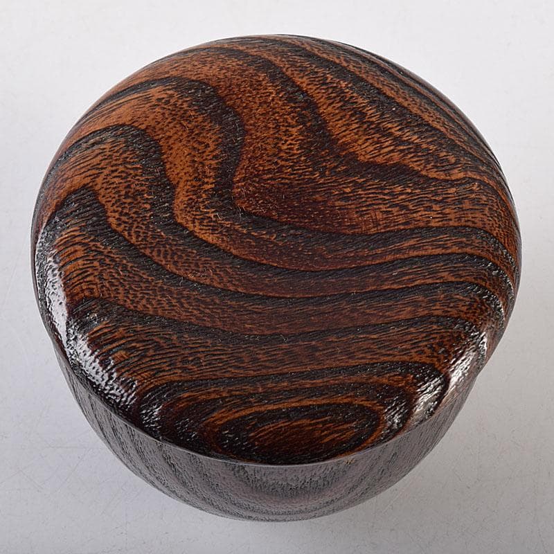 茶道具　桐製内金溜　棗　茶器　仕覆・時代箱付　V　R8643