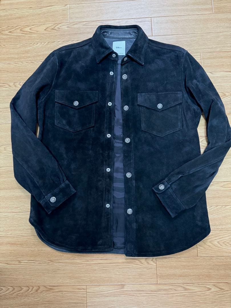 Ron Herman ロンハーマン 牛革 スエード レザー シャツ ジャケット