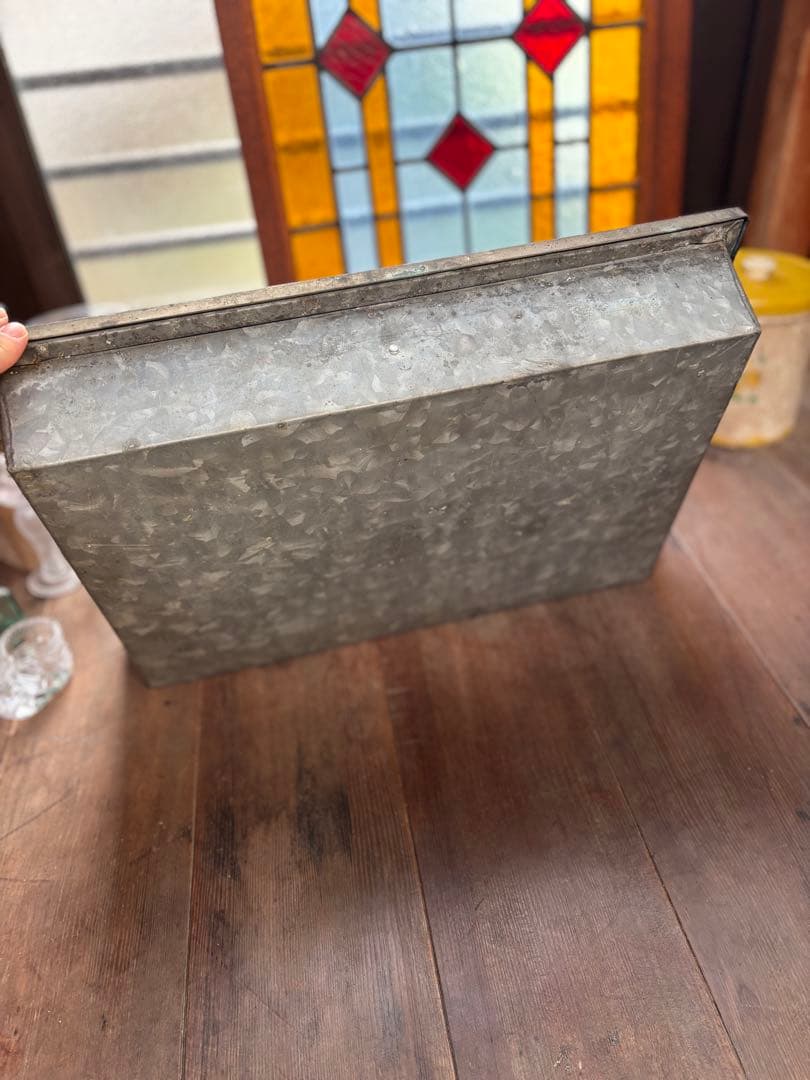 時代物 ブリキ ガラス 陳列ケース 駄菓子屋什器 ショーケース 古道具