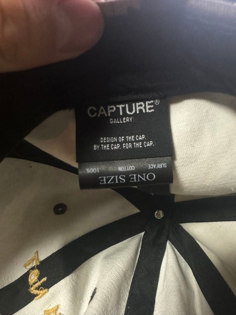 I AM NOT SATOSHI NAKAMOTO OS/CAMO キャップ