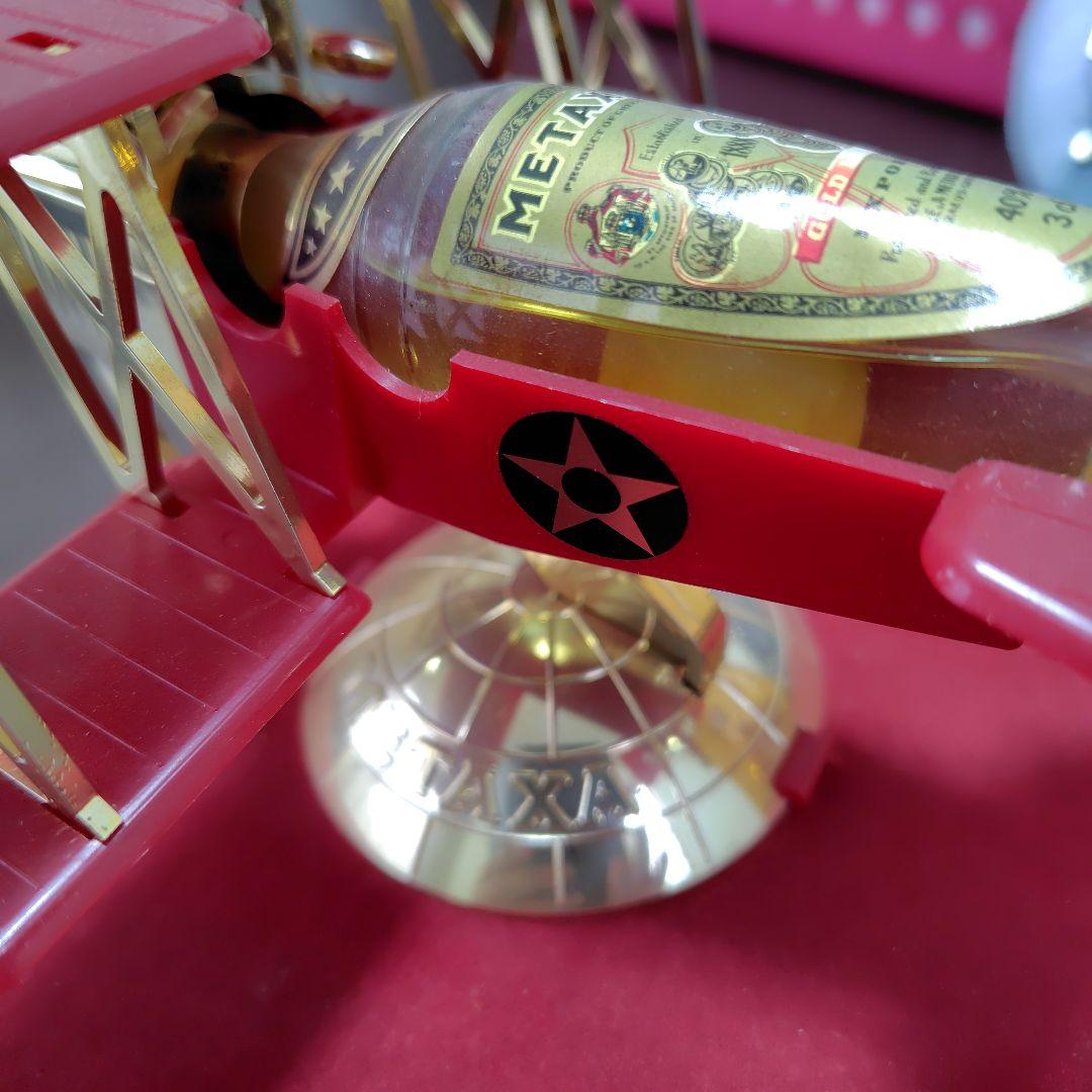 メタクサ航空機モデル 赤金