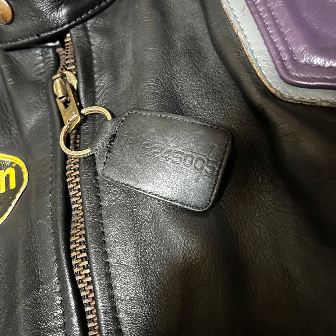 レア USA製 VANSON シングル ライダース ジャケット 38 TALON