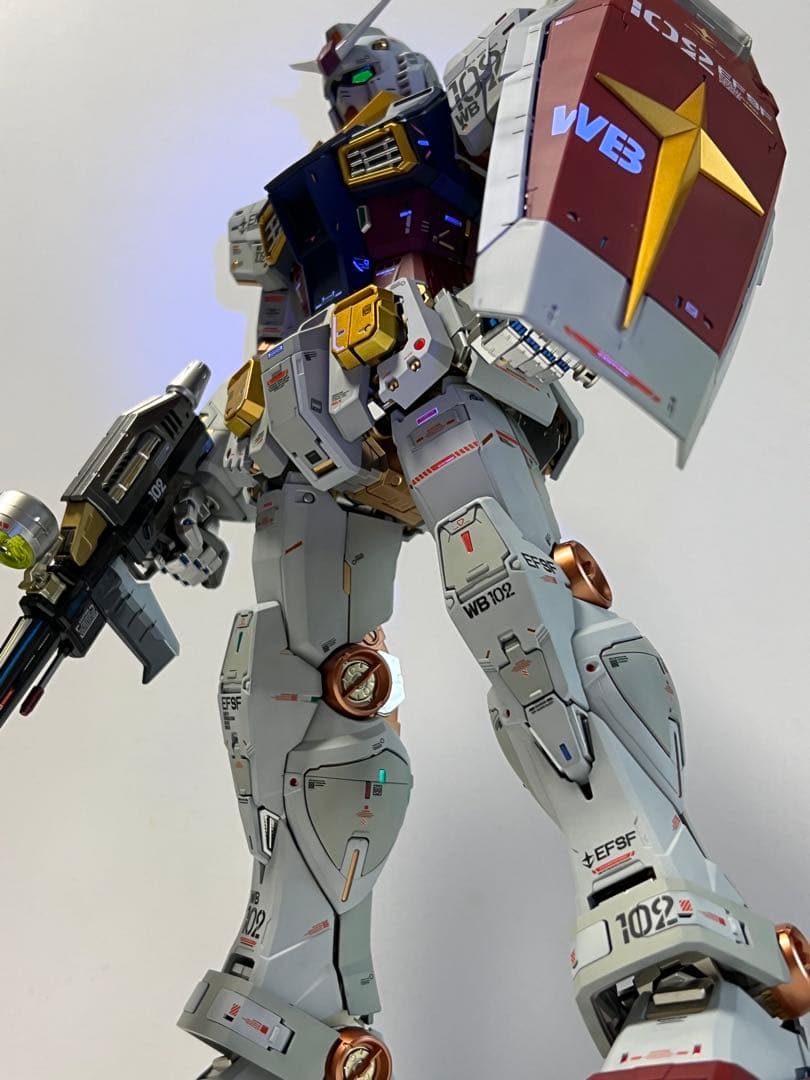 ガンプラ PG 1/60 ガンダム UNLEASHED 塗装完成品