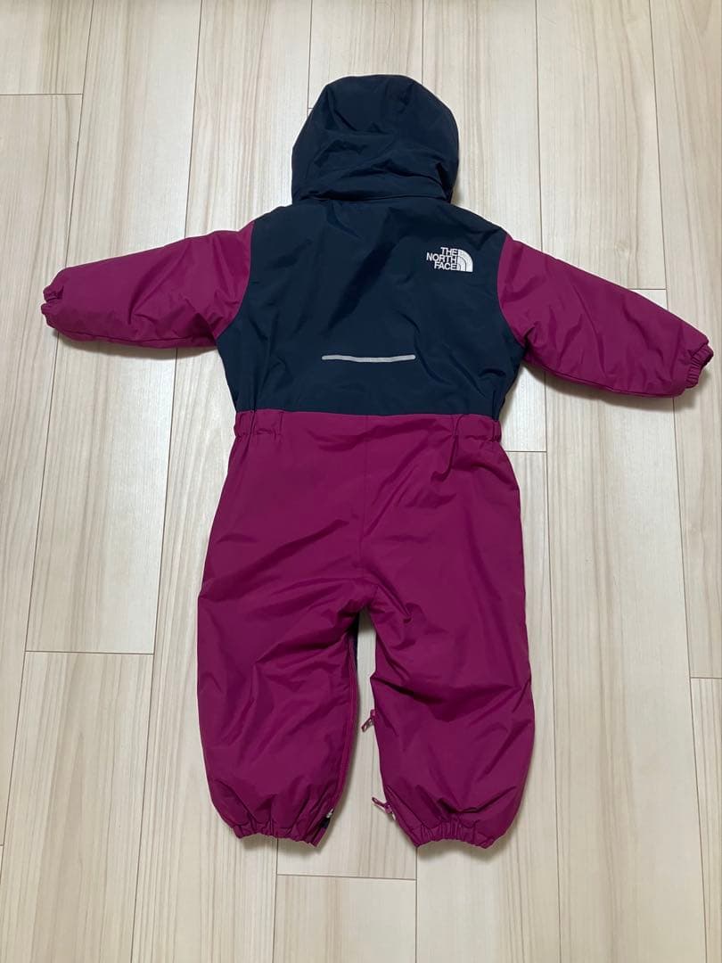 ノースフェイス スノーウェア ジャンプスーツ ピンク パープル 80cm