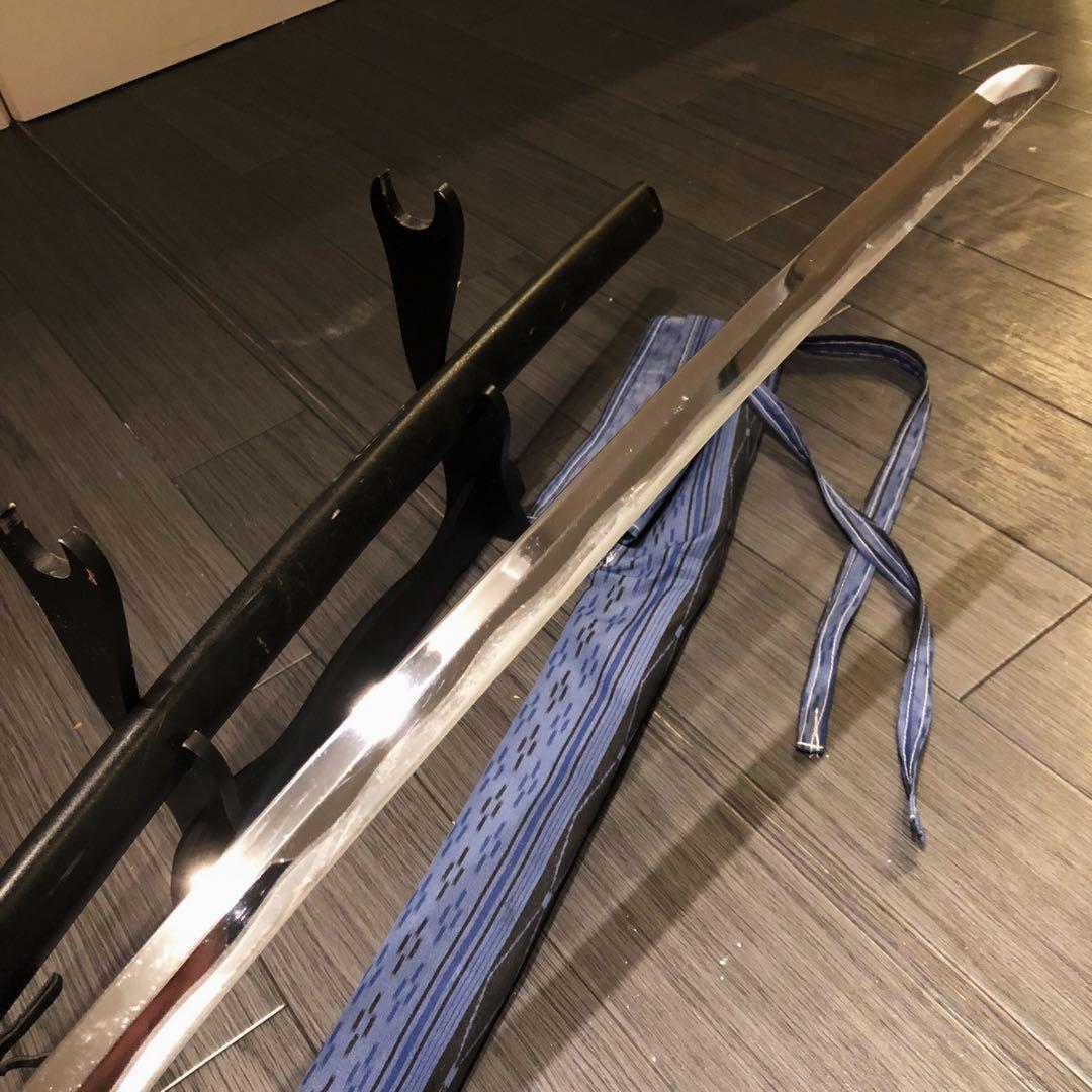 高級模造刀　逆刃刀　逆刃刀身 居合刀　太刀　るろうに剣心　刀袋付き