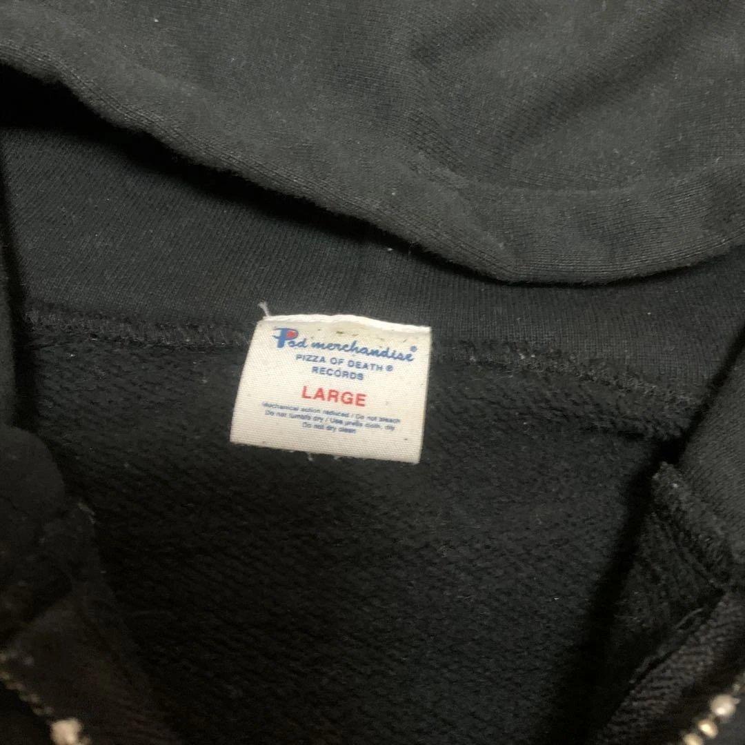 美品！Pizza of death パーカー　Lサイズ　黒