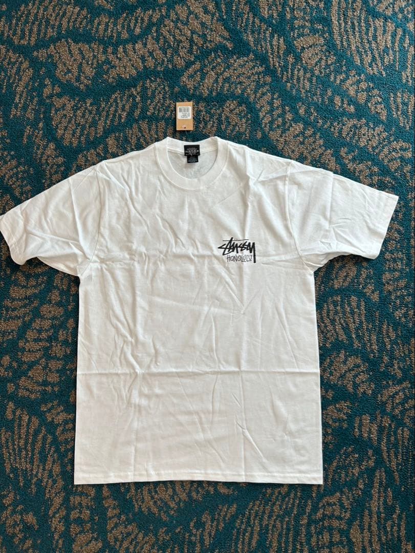 Stussy ホノルルロゴ Tシャツ ホワイト