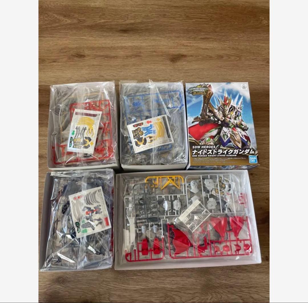 ガンダム　プラモデル　騎士ガンダム　SDガンダム ワールドヒーローズ