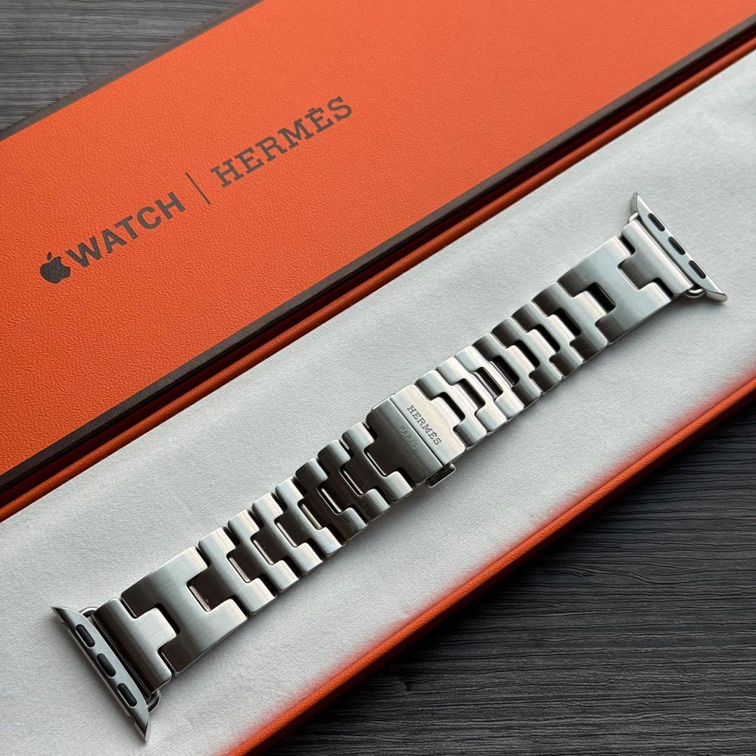 2655 Apple Watch エルメス　グランH ステンレスシルバー　バンド