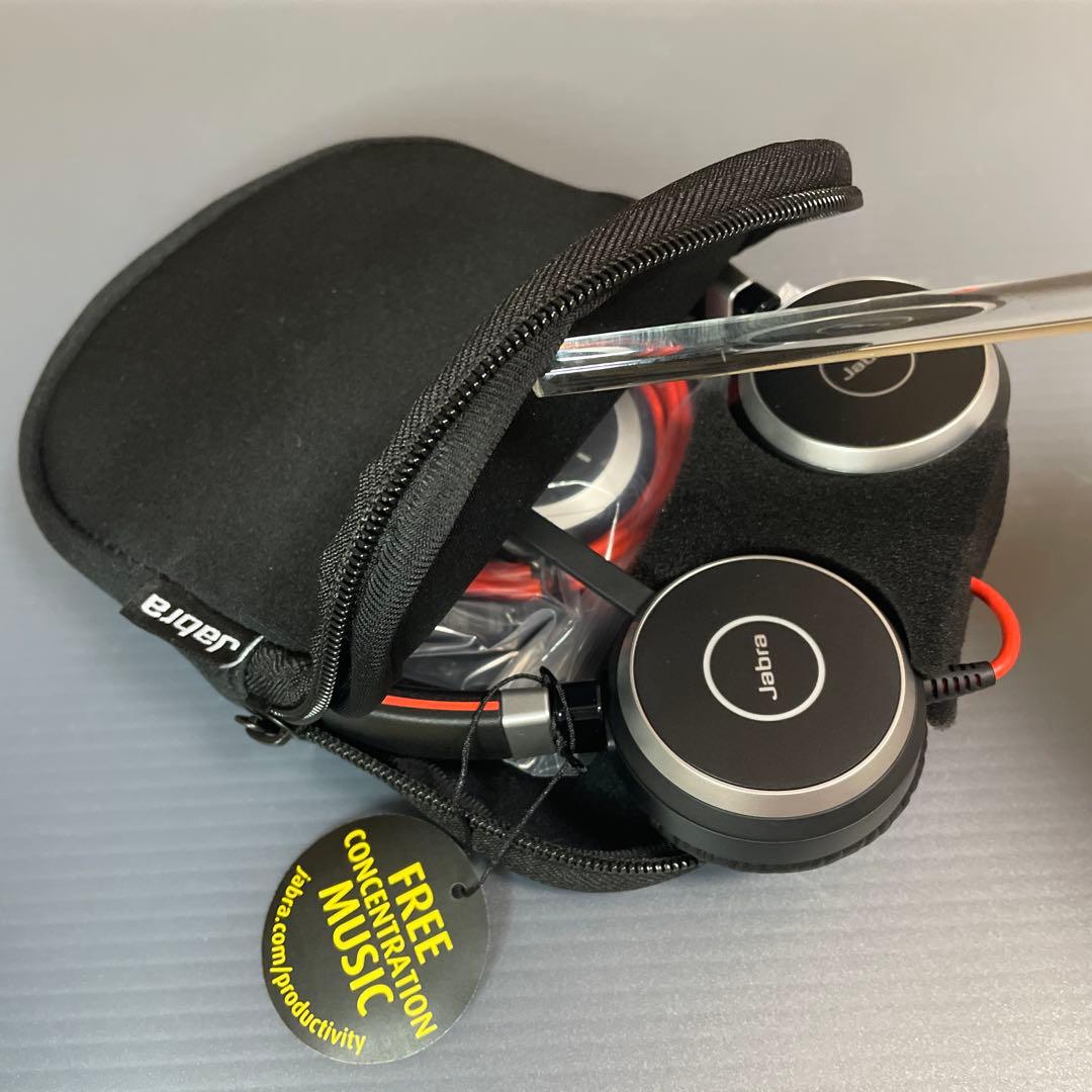 【未使用】 Jabra 有線ヘッドセット　オンイヤーヘッドフォン マイク付き