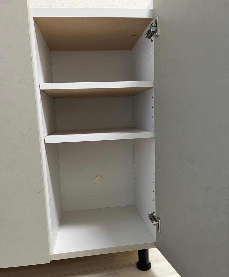 スタイリッシュ サイドボード MD-8511T グレー×ホワイト