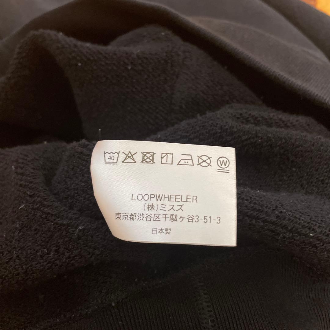 【ビームスプラス別注】ループウィラー　パーカー　ブラック