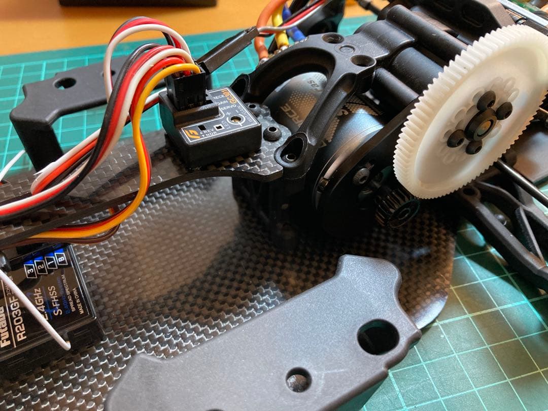 ヨコモ yokomo yd2 カーボンシャーシ メカ付き