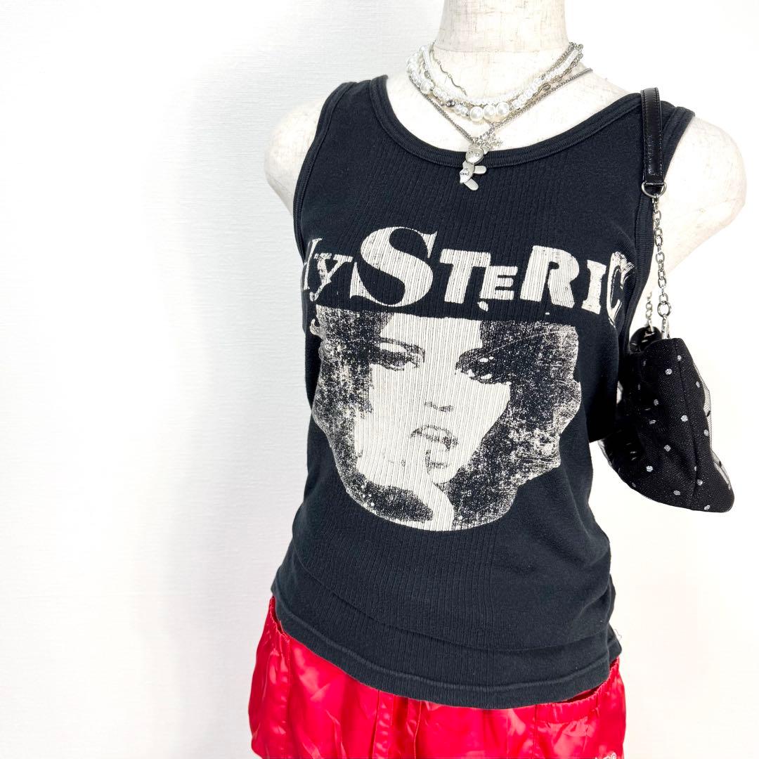 y2k✨️ 00s HYSTERIC GLAMOUR HGタグ ロゴ タンクトップ