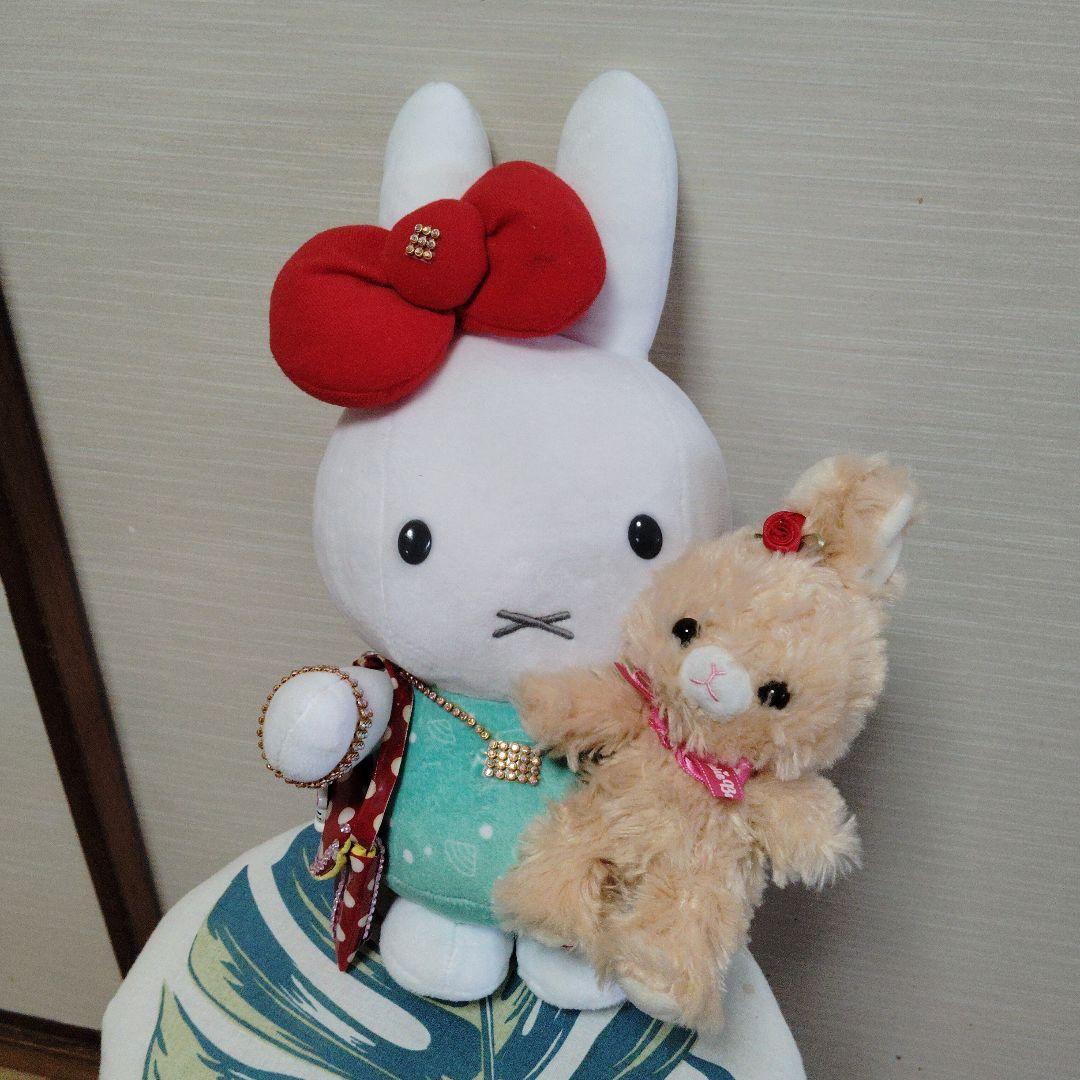 ミッフィー ぬいぐるみ 和服風 セット 約 30cm vintage