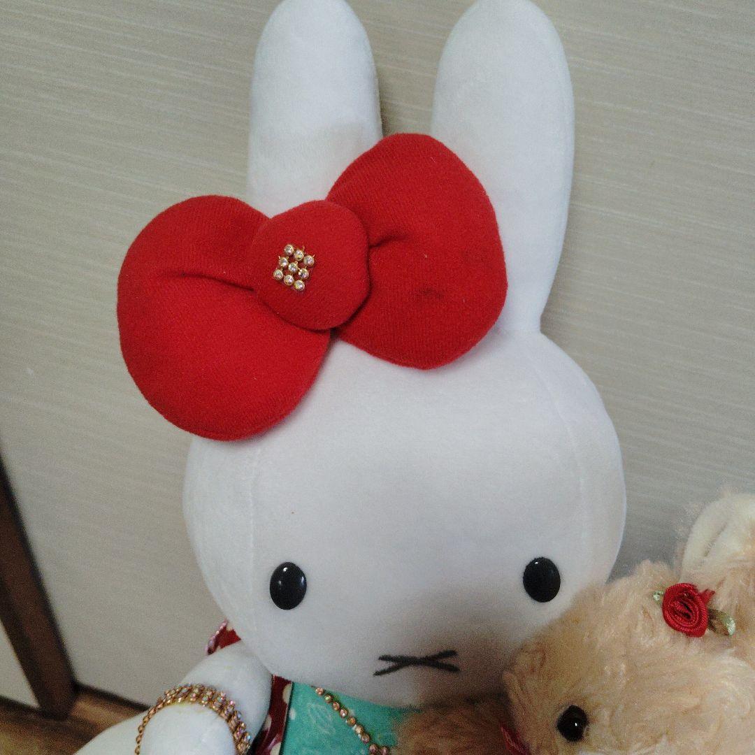 ミッフィー ぬいぐるみ 和服風 セット 約 30cm vintage