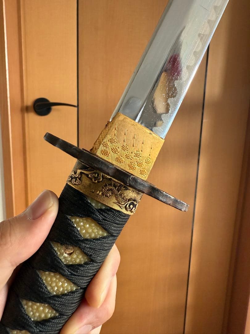 高級 模造刀 本物のハバキと鍔 居合刀 模擬刀 日本刀 太刀 美術刀剣 コスプレ