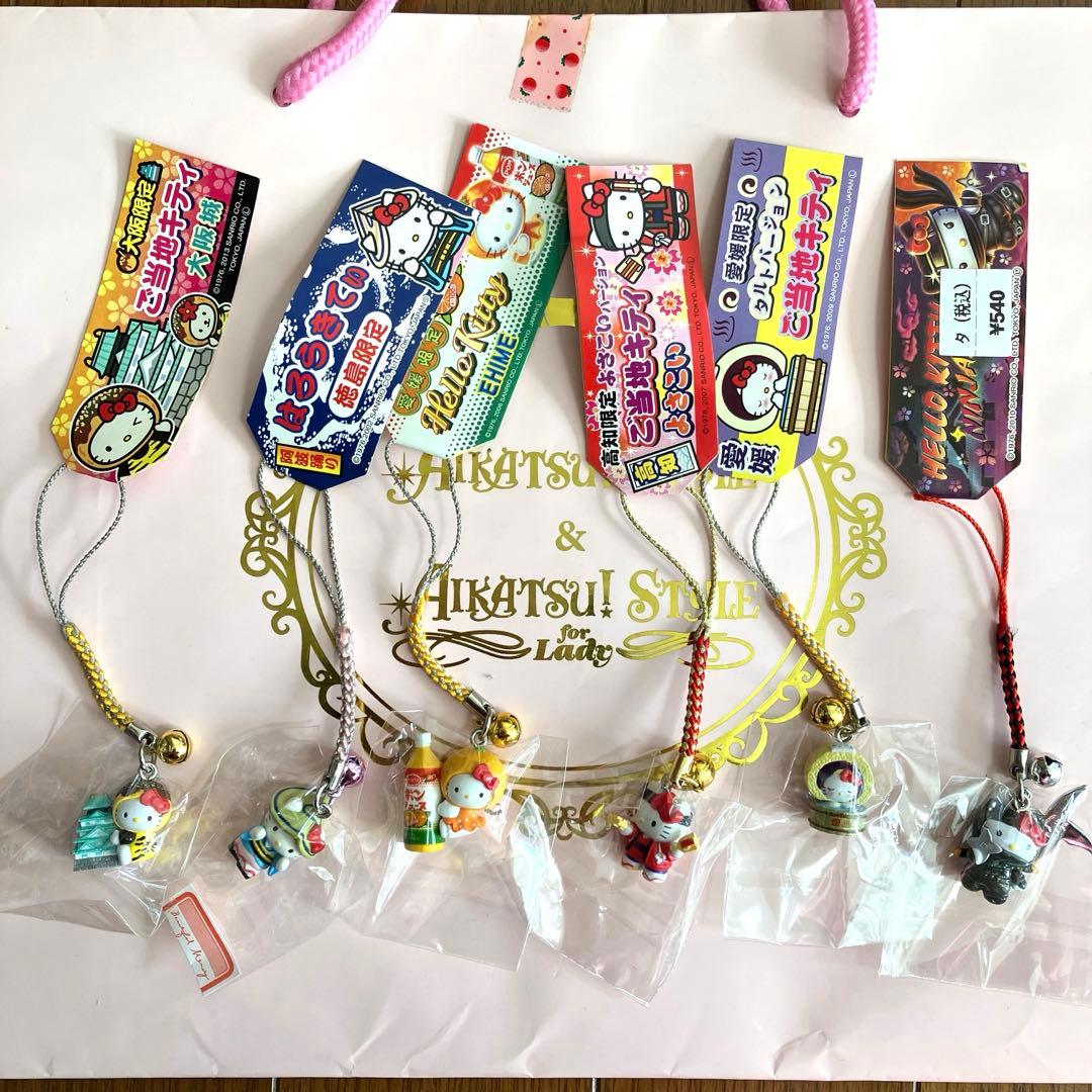 【年末年始大特価】ご当地 キティ 根付け ストラップ　等　18点まとめ売り