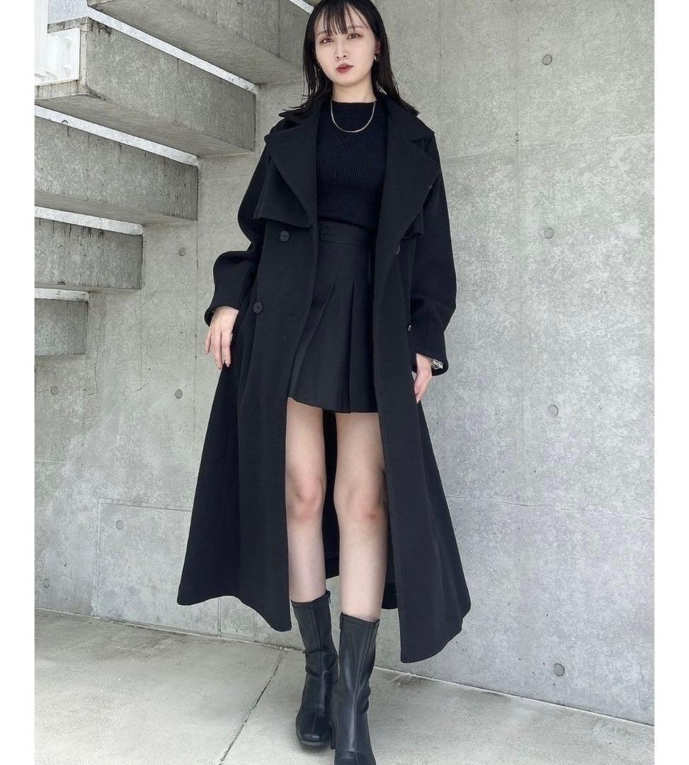 dazzlin 2WAYカラーレディコート【スタンドカラー可】