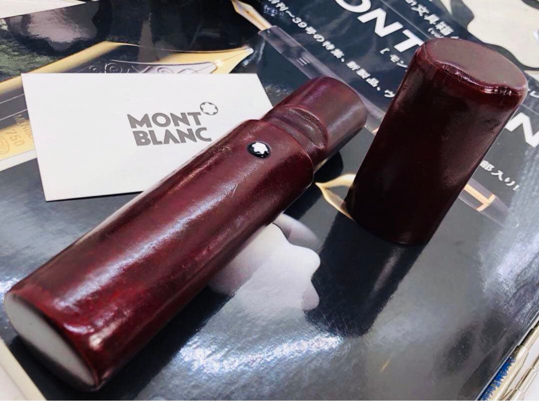 モンブラン　★巨匠ロマノメイのハンドメイド一生物★フローレンス製ペンポーチの逸品