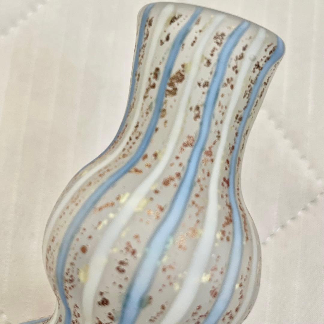 藤田喬平 ？　ヴェニス　手吹ガラス　硝子工芸　一輪挿　徳利　花入　花瓶