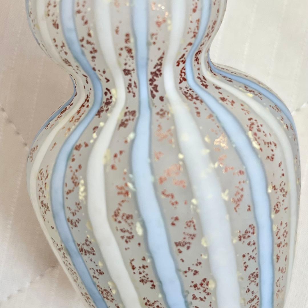 藤田喬平 ？　ヴェニス　手吹ガラス　硝子工芸　一輪挿　徳利　花入　花瓶